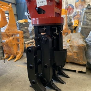 挖機(jī)旋轉(zhuǎn)抓鋼機(jī)