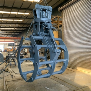 挖機(jī)草捆抓